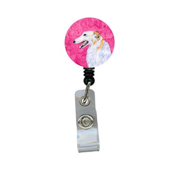 Teachers Aid Borzoi Retractable Badge Reel Or Id Holder With Clip TE242084